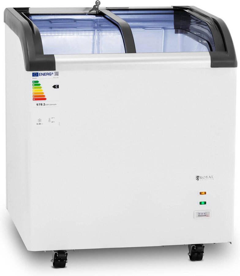 Royal Catering Diepvries 180 L royal_catering glazen deuren