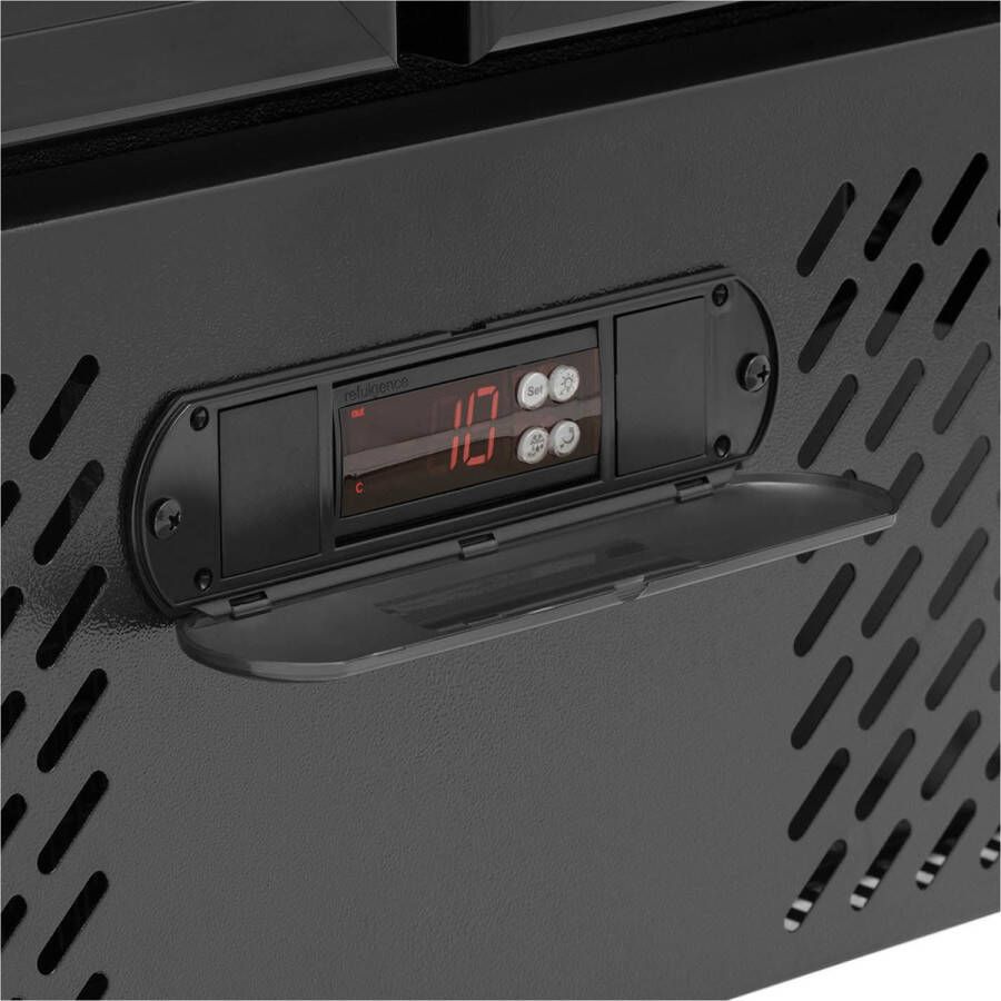 Royal Catering Dranken koelkast 458 l Acero con revestimiento en polvo negro - Foto 2