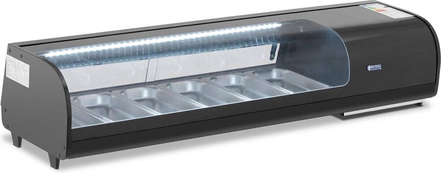 Royal Catering Sushi Balie GN 6x 1 3 Verlichting