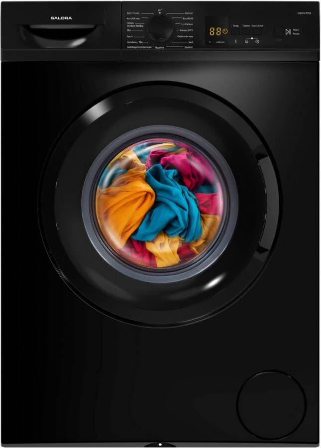 Salora WASH6B Wasmachine 6 kg 1000 RPM Washing Machine Zwart