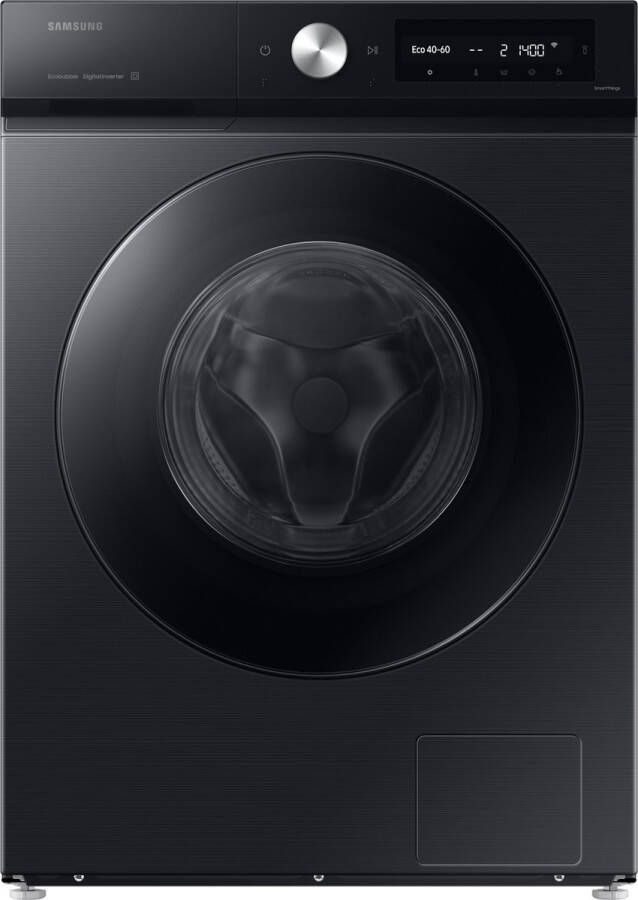 Samsung Bespoke WW90DB7U34GBU3 7000 serie Zwart Wasmachine 20% zuiniger dan energielabel A