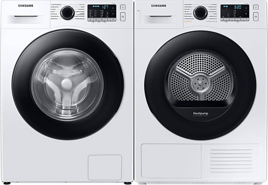 Samsung DV80TA220AE wasdroger Vrijstaand Voorbelading 8 kg A+++ Wit - Foto 1
