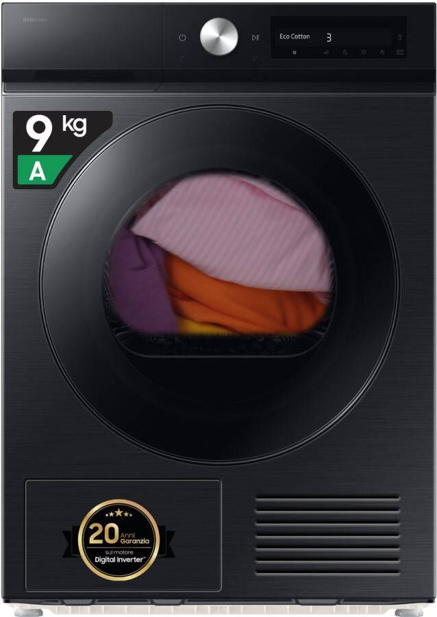 Samsung DV90DB7845GBU3 Warmtepompdroger 9 kg AI Glazen deur A+++