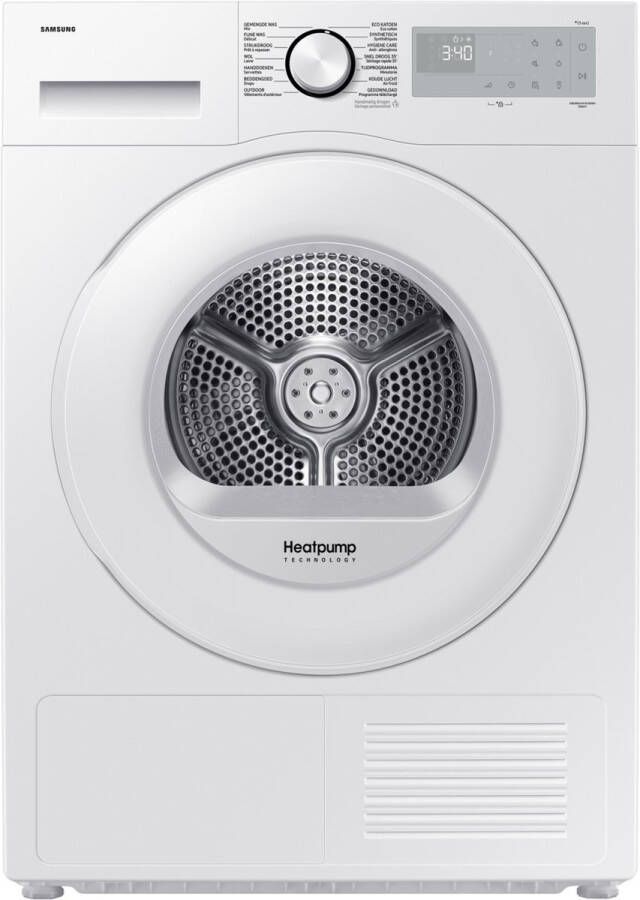 Samsung DV9UDG52A0THEN Wasdroger Wit 9 kg A+++ OptimalDry AI Control Hygiene Care SmartThings WIFI