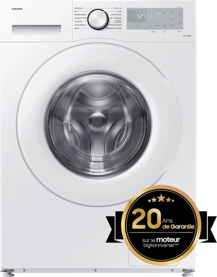 Samsung Ecobubble™ WW90CGC04DTH patrijspoortwasmachine 9 kg Inductie L60cm 1400 rpm Aangesloten Wit
