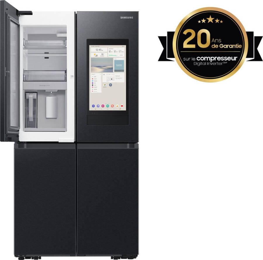 Samsung RF65DG9H0EB1 Amerikaanse koelkast French door Zwart Touch screen LED Op de deur - Foto 15