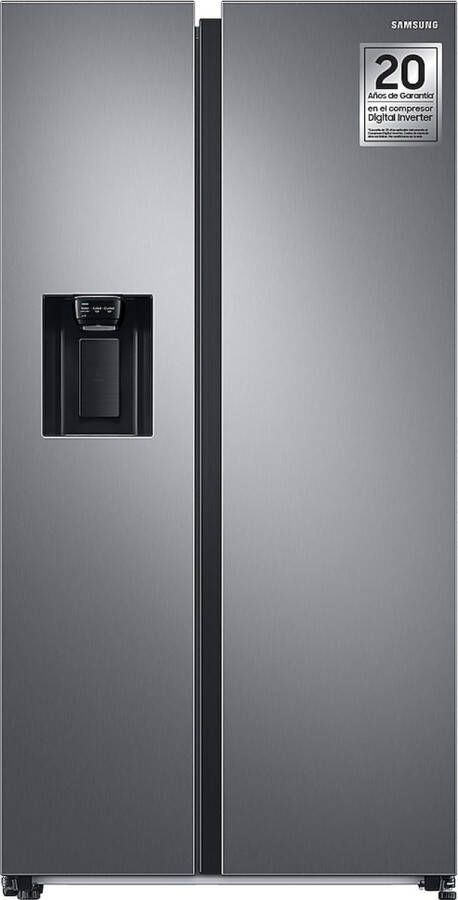 Samsung RS68CG852DS9 Ingebouwd vrijstaand Amerikaanse deur Roestvrijstaal Binnenin Gehard glas 634 l