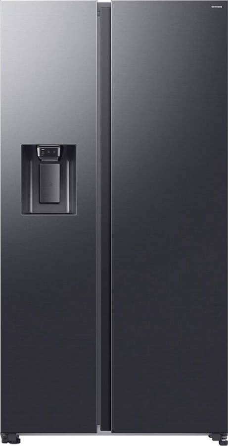 Samsung RS70F65KEF Amerikaanse Koelkast Vrijstaand Zwart Smart things No Frost 36 dB Water dispenser IJsmaker IJsblokjesautomaat