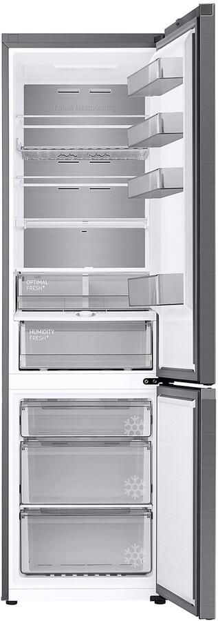 Samsung RB38C776ASR koel-vriescombinatie 203 cm No Frost 0-gradenzone