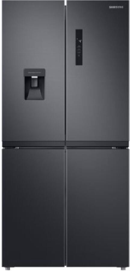 Samsung RF48A401EB4 Vrijstaand Frans deur Antraciet Op de deur Gehard glas SN-T