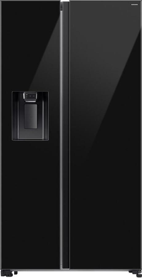 Samsung RS70F64KEBEO amerikaanse koelkast SpaceMax Side by Side Zwart glas E klasse