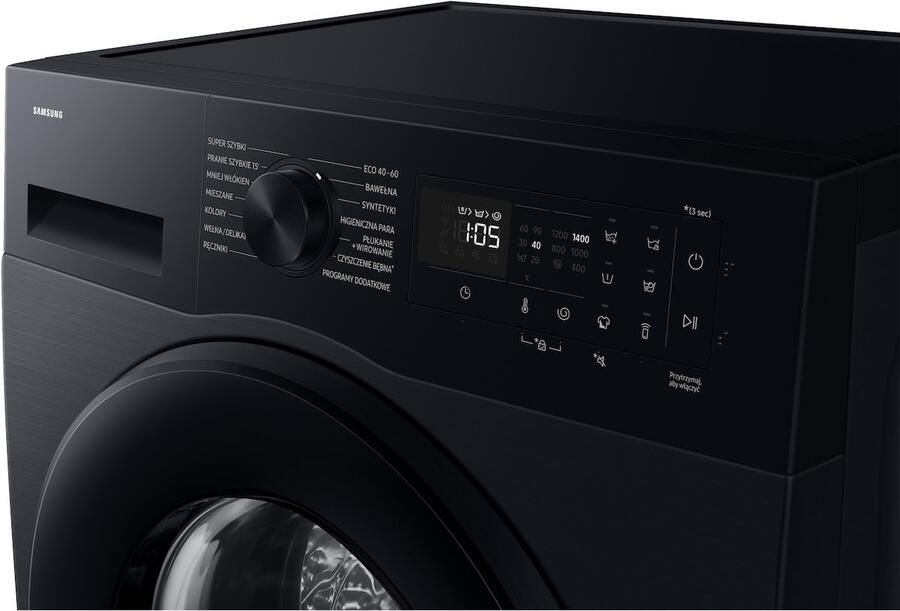 Samsung WW90DG5G34AB voorlader 9 KG wasmachine met AI Ecobubble™ zwart