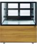 Saro Gebaksvitrine MAXIME 300L RVS LED Verlichting Dubbelzijdig Glas Geforceerde Koeling Horeca Vitrine - Thumbnail 2