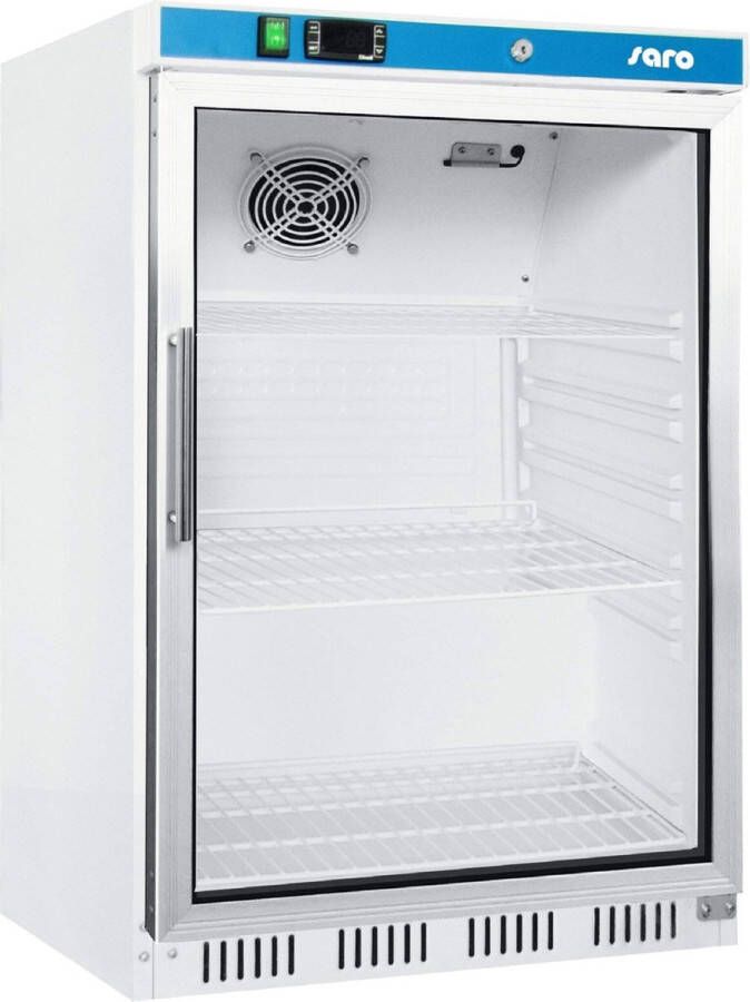 Saro HK 200GD Tafel model koelkast Flessenkoelkast Met afsluitbare glasdeur en luchtcirculatie - Foto 1