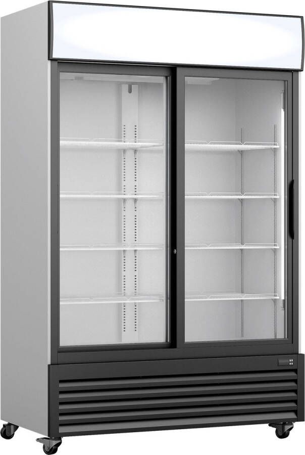 Saro Koelkast Glazen Schuifdeur + Reclame Display GTK 700SD 453-10075 Horeca & Professioneel