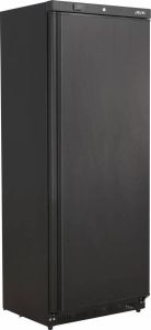 Saro koelkast hoog model zwart design afsluitbaar 3 verstelbare roosters deur wisselbaar 2 jaar garantie professioneel model HK 400 B