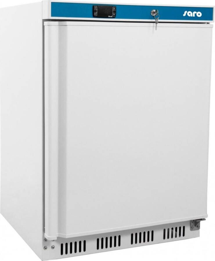 Saro koelkast met Ventilator-Koeling professionele uitvoering afsluitbaar 78 Liter Staal H 850x B 600 x D 600 mm 2 jaar garantie