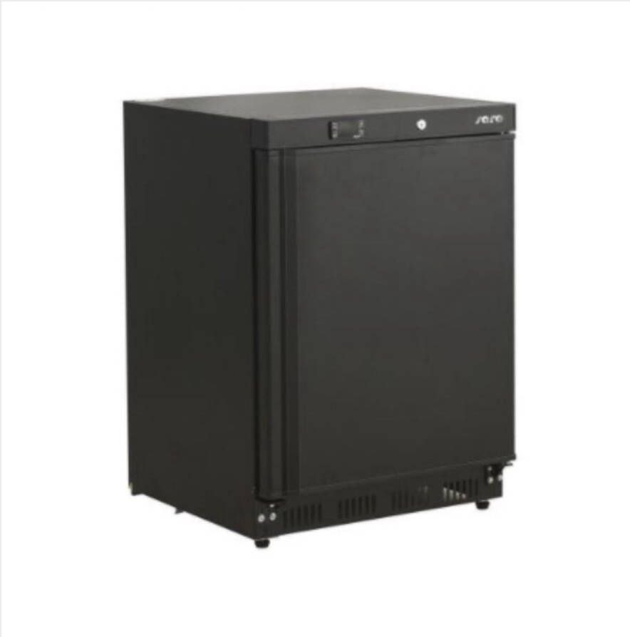 Saro Horeca koelkast zwart design tafel model afsluitbaar 3 verstelbare roosters deur wisselbaar 2 jaar garantie professioneel model HK 200 B
