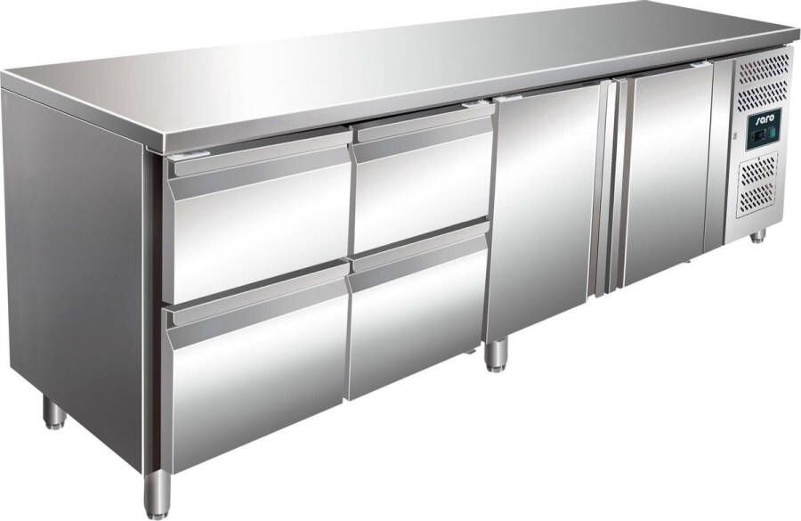 Saro Koelwerkbank incl. Ladenset met 2 x 2 lades Model KYLJA 4140 TN
