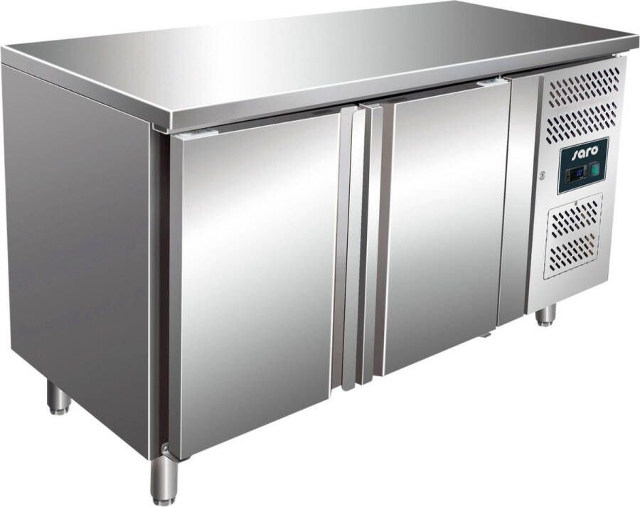 Saro Koelwerkbank Model KYLJA 2100 TN RVS 313 liter 2 Klapdeuren