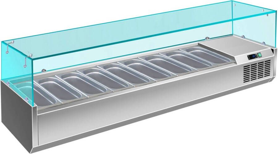 Saro Opzet koelvitrine 1 3 GN Model VRX 2000 380