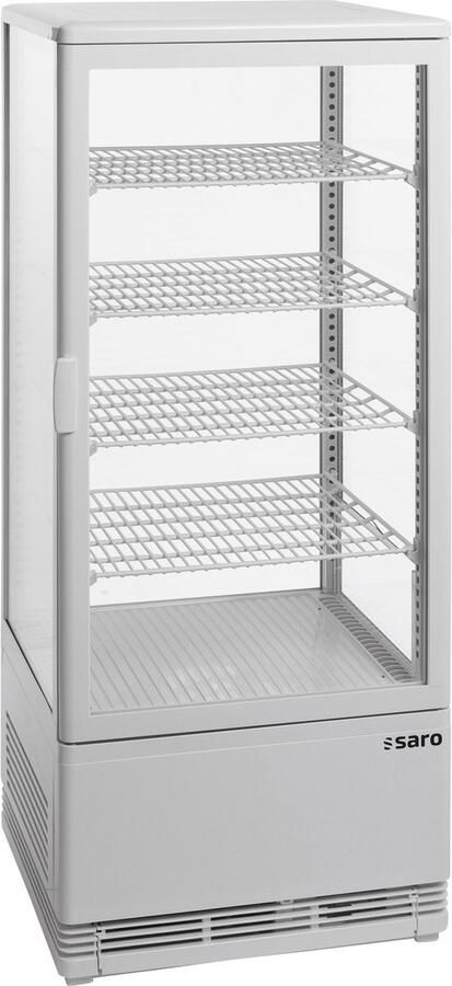 Saro SC100 White Koelvitrine 100 liter Hoogte 111cm Wit Kunststof 330-1012