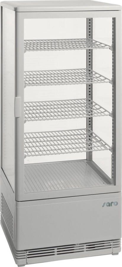 Saro SC100 White Koelvitrine 100 liter Hoogte 111cm Wit Kunststof 330-1012