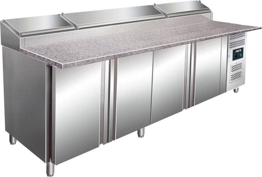 Saro Voorbereidingstafel werkblad graniet 1 3 GN Model SH 2500