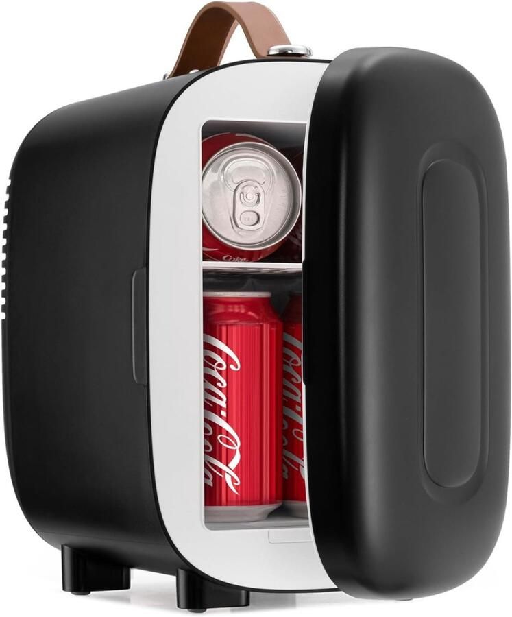 Sch Mini Koelkast Zwart 16cm x 14cm x 21cm