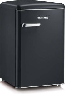 Severin RKS 8832 Retro Tafelmodel koelkast Mat Zwart