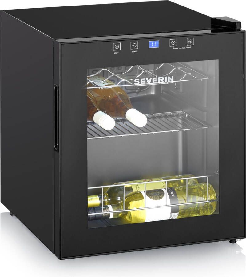Severin WKS 8907 Wijnkoelkast 15 flessen Instelbare temperatuur tussen 4°C en 18°C