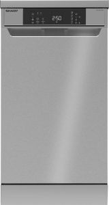 Sharp QWNS1CF49ESEU vrijstaande vaatwasser 45cm Zilver
