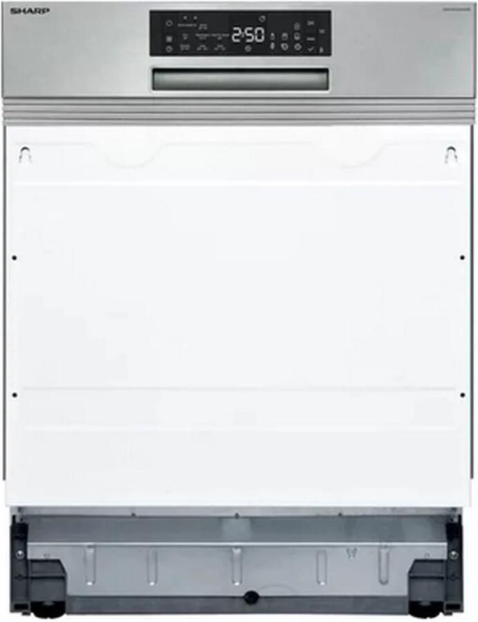 Sharp qw-na25s44bi-de semi inbouw vaatwasser half geïntegreerd