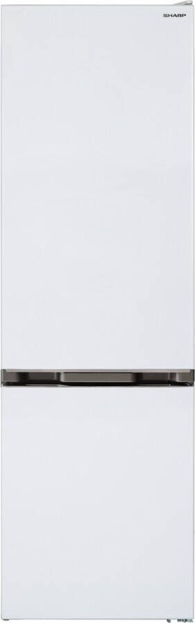 Sharp SJNBA32DMXWBEU Koel-vriescombinatie Wit NoFrost Energiezuinige koelkast