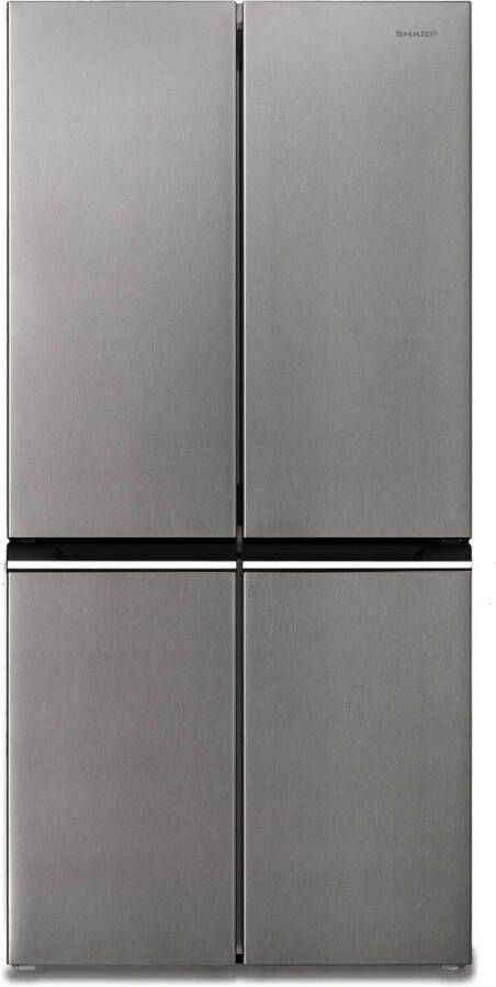 Sharp SJNFA15IMXPDEU Amerikaanse Koelkast 4 deurs energie label D 488 liter Advanced No Frost zilver