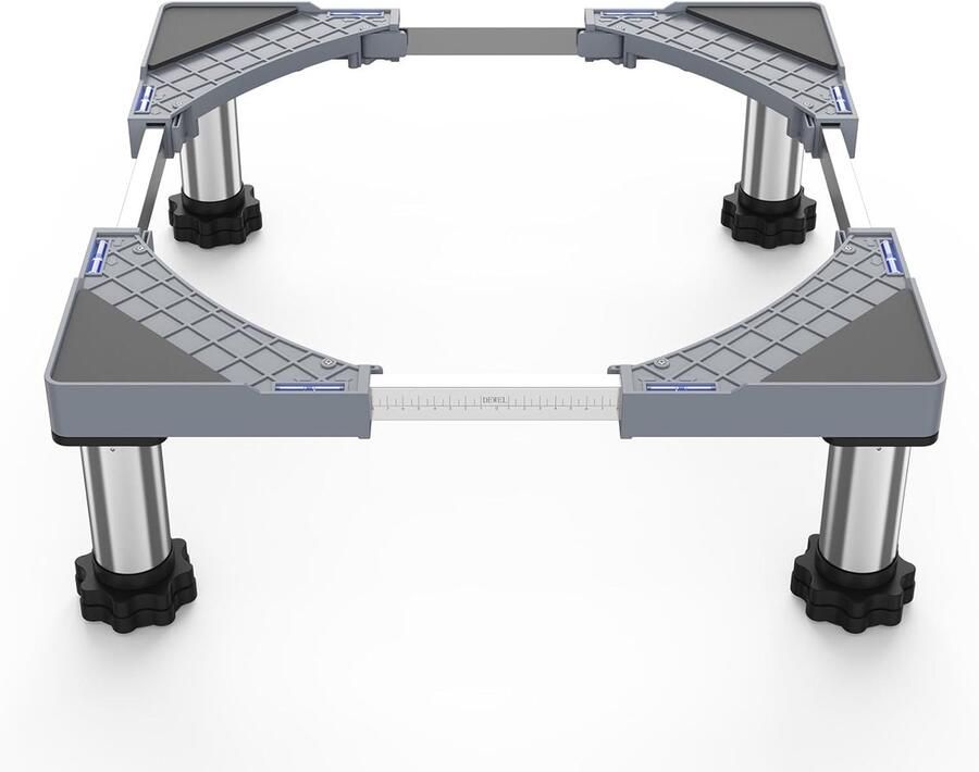 ShopHaven Verstelbaar Wasmachine Onderstel Groen Draagvermogen 350 kg 44 5-67 cm Breed 13-17 cm Hoog Onderstel voor Wasmachine Droger en Vriezer Stevig Basisframe Ruimtebesparend