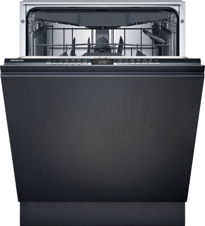 Siemens iQ300 SN63EX02CE Volledig ingebouwd Volledige grootte (60 cm) Zwart Roestvrijstaal Knoppen 1 75 m