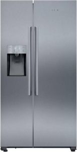 Siemens KA93DVIFP Amerikaanse koelkast Zilver