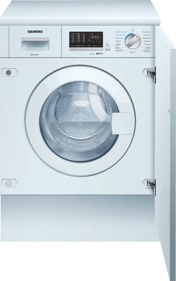 Siemens iQ500 WK14D543 Voorbelading Ingebouwd Wit Links Wit
