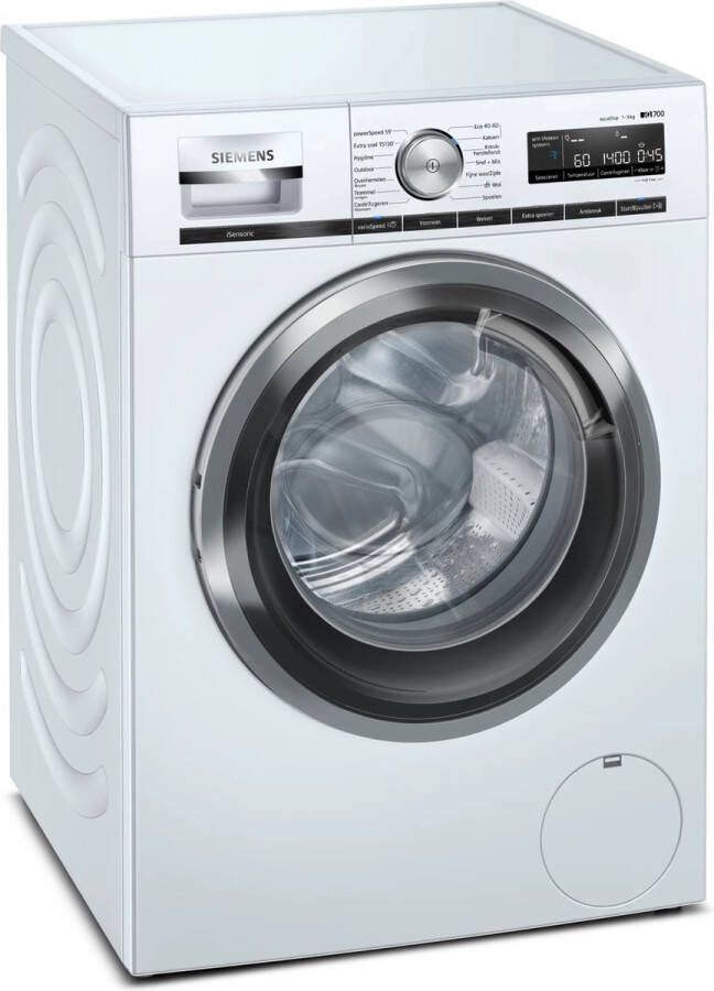 Siemens iQ700 WM14VM75NL wasmachine Voorbelading 9 kg 1400 RPM A Wit - Foto 1