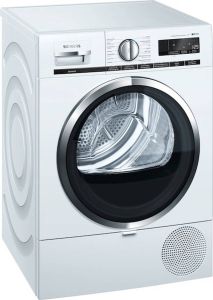 Siemens iQ700 WT48XM40FG wasdroger Vrijstaand Voorbelading Wit 9 kg A+++