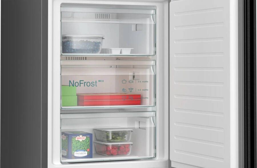Siemens KG39NXXBF iQ300 Vrijstaande koel-vriescombinatie NoFrost: nooit meer ontdooien HyperFresh Zeer stil 363 l