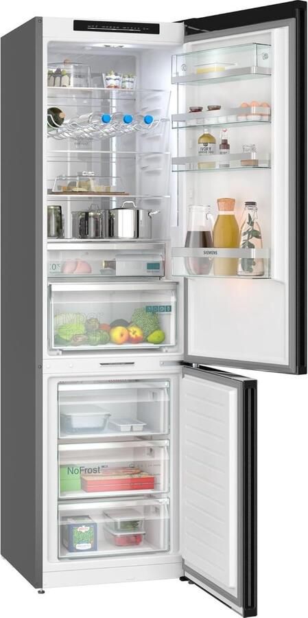 Siemens KG39NSBBF koel-vriescombinatie Vrijstaand 363 l B Zwart