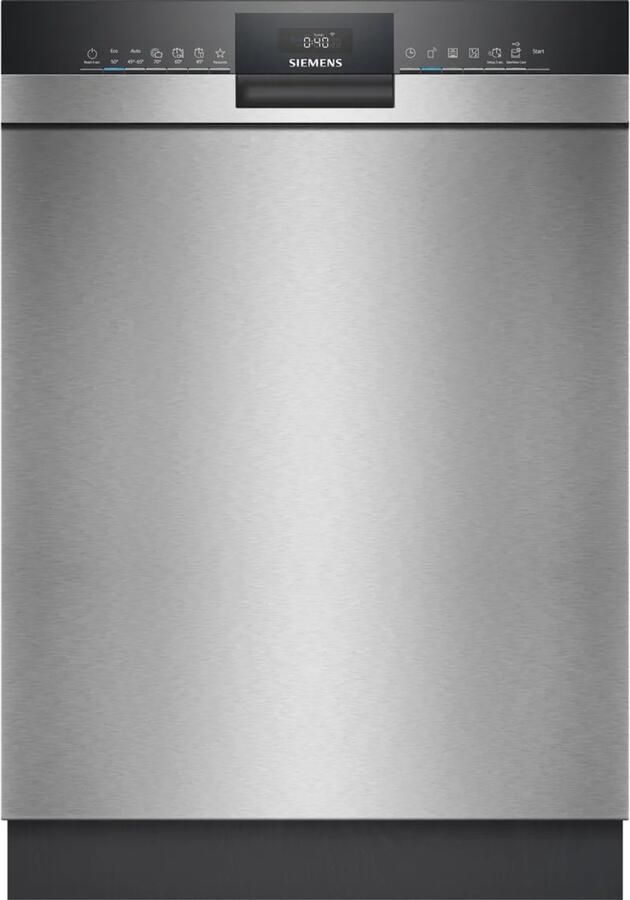 Siemens SN43ES22AE Onderbouw vaatwasser 60 cm RVS Label A