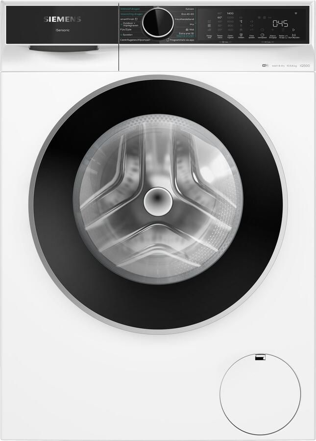 Siemens WN54G206NL iQ500 Was-droogcombinatie 10 5 6 kg 1400 Toeren Home Connect Wit