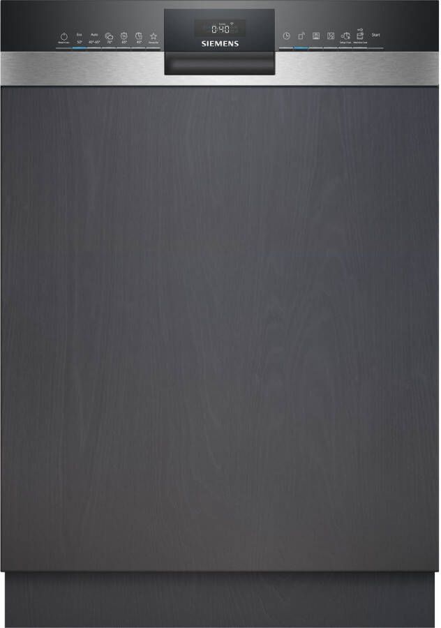 Siemens SN53HS16AE iQ300 Vaatwasser Inbouwvaatwasser Half integreerbaar 60 cm Energielabel C varioSpeed Plus je vaat tot wel drie keer zo snel schoon Home Connect