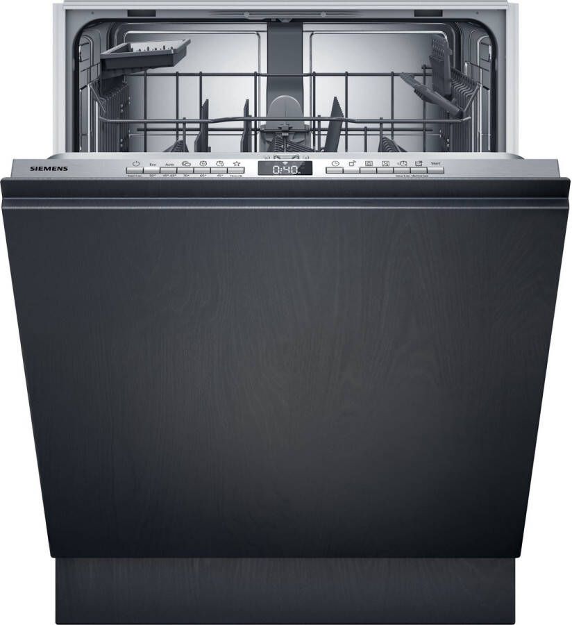 Siemens SN63HX04TE iQ300 Vaatwasser Inbouwvaatwasser Volledig integreerbaar 60 cm Energielabel C easyStart: het juiste programma en de beste optie voor een perfect schone vaat