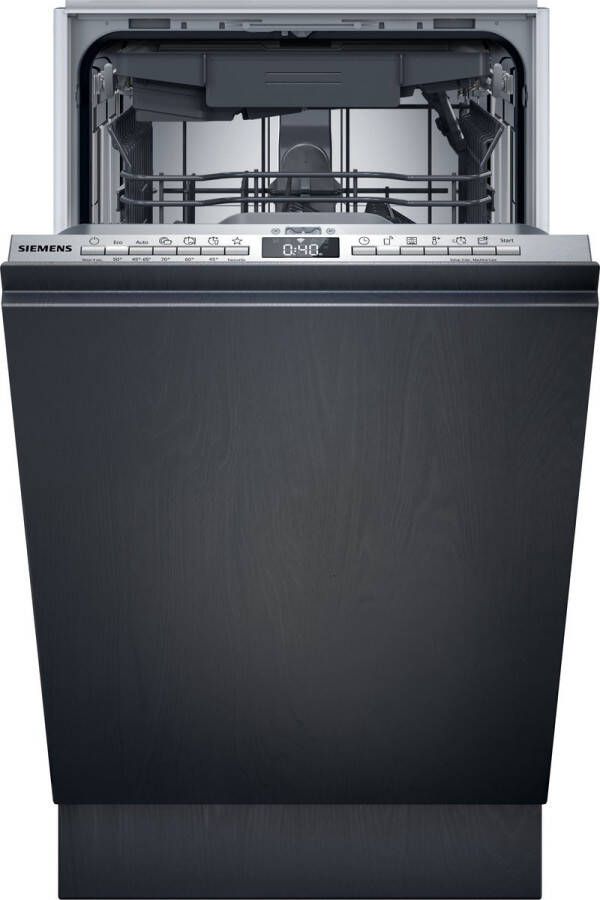 Siemens SR73EX25ME iQ300 Vaatwasser Inbouwvaatwasser Volledig integreerbaar 45 cm Energielabel B Geschikt voor IKEA keuken varioSpeed Plus je vaat tot wel drie keer zo snel schoon Home Connect