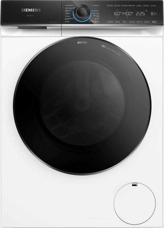 Siemens WG54B20CNL iQ700 Wasmachine 10 kg 1400 rpm 40% zuiniger dan Energielabel A Zeer stil smartFinish vermindert kreukels tot 50% -Home Connect