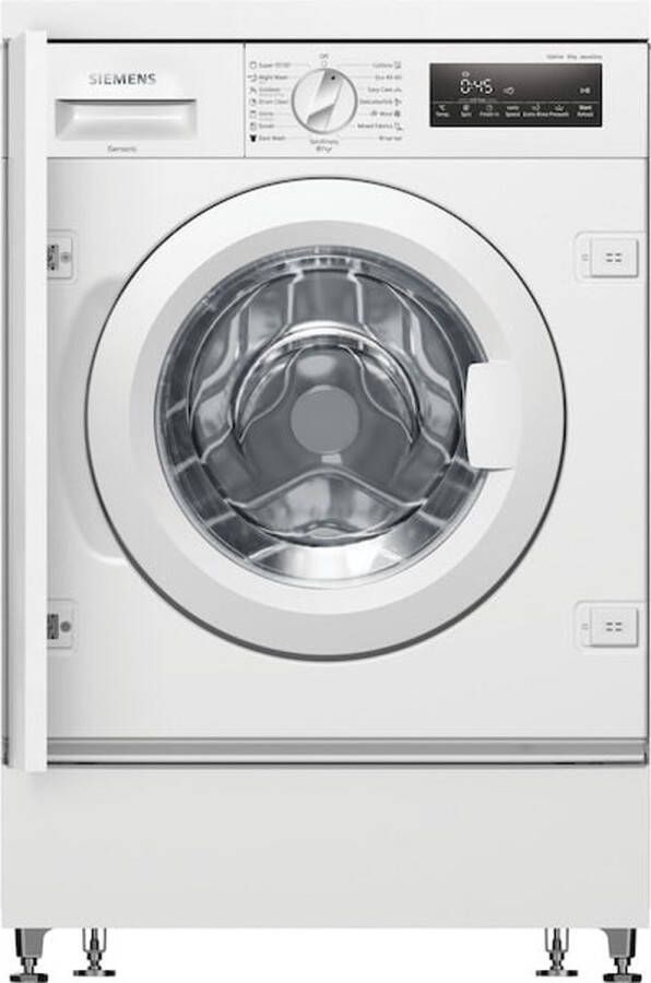 Siemens WI14W542EU Voorlader Wasmachine 8 kg Capaciteit 1400 RPM Wit ENG display